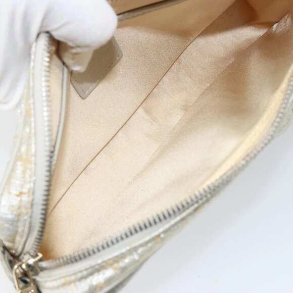 LOUIS VUITTON Monogram Shine McKenna Shoulder Bag Gold M92363 LV Auth hk3048 - Picture 10 of 16